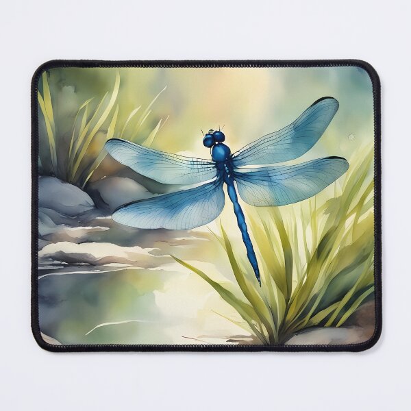 Item preview, Blue Dragonfly over Creek designed and sold by CalmnessbyChoice.