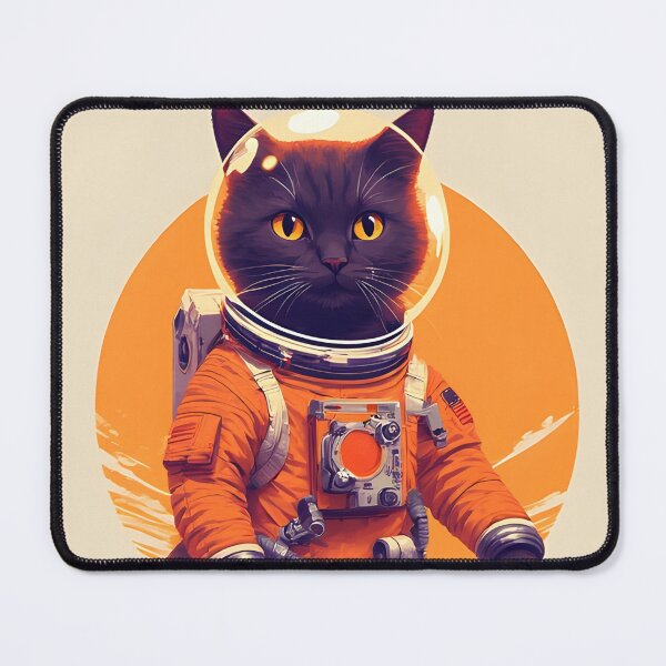 Item preview, The cat in space has ears that are too big designed and sold by she-devil-shirt.