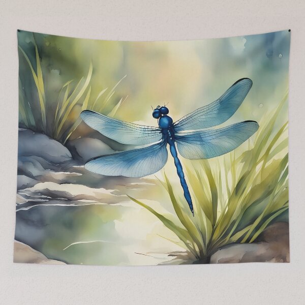 Item preview, Blue Dragonfly over Creek designed and sold by CalmnessbyChoice.