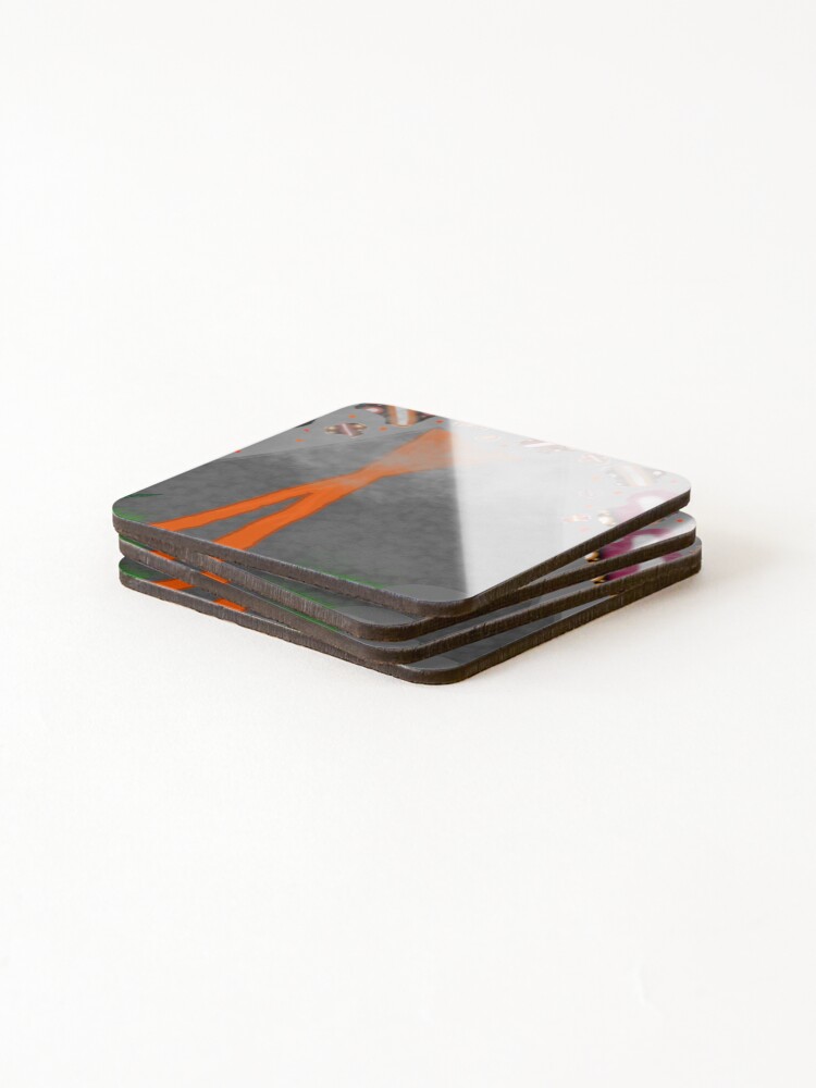 Thumbnail 4 of 5, Coasters (Set of 4), Eruption designed and sold by J-Rage.