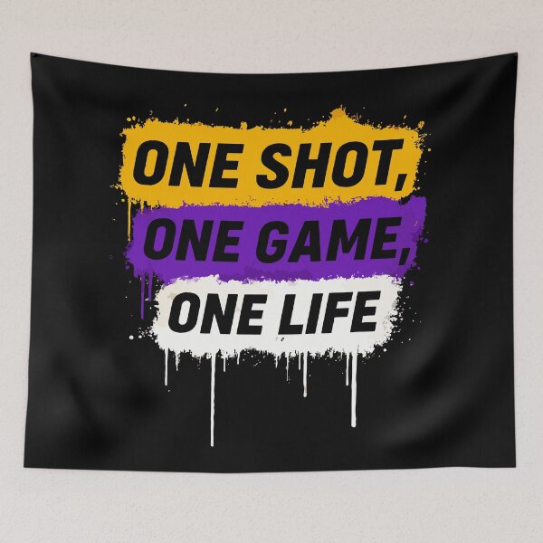Item preview, One Shot One Game One Life | Basketball Diaries Quote designed and sold by pick-o-print.