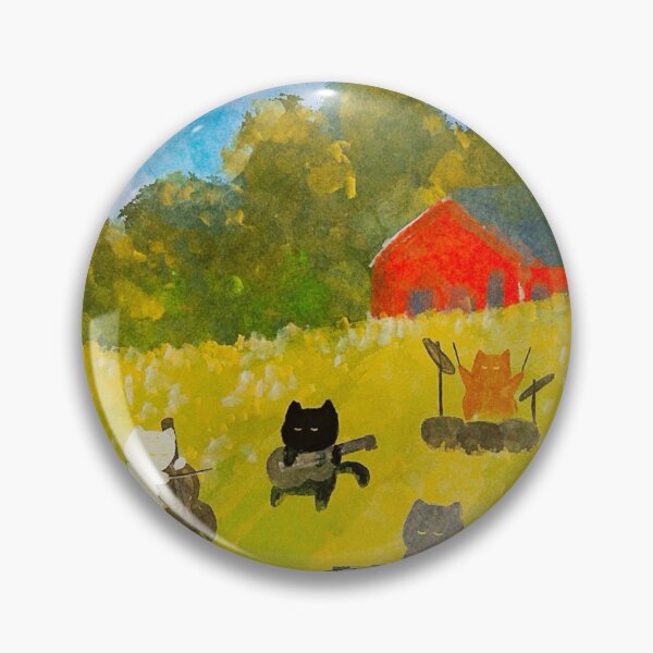 Item preview, Cat Band on a Field Playing Instruments designed and sold by serenddy.