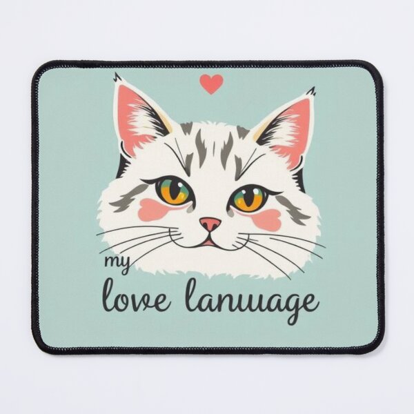Item preview, Meow is my love language designed and sold by SSMC DREAM DESIGN.