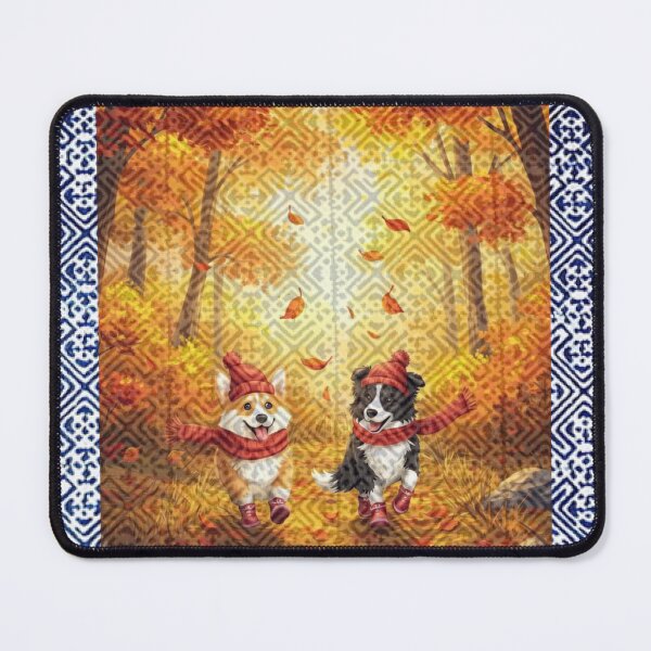 Item preview, Twilight Paws in Indigo Glow – Hmong Tribal Pattern designed and sold by PimTribe.