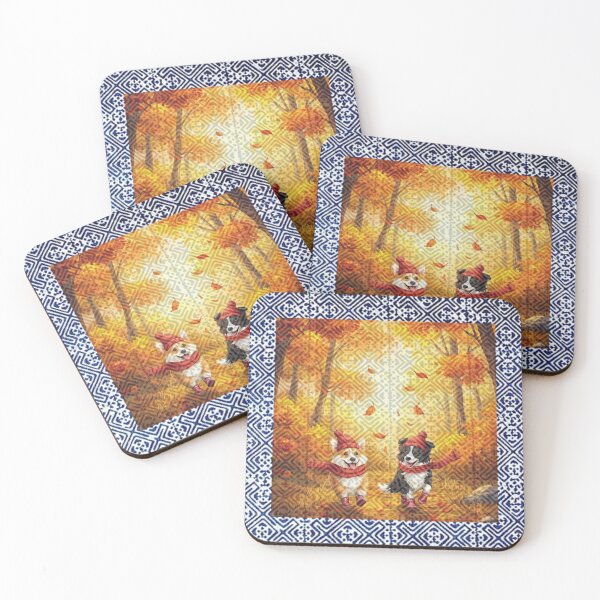 Item preview, Twilight Paws in Indigo Glow – Hmong Tribal Pattern designed and sold by PimTribe.