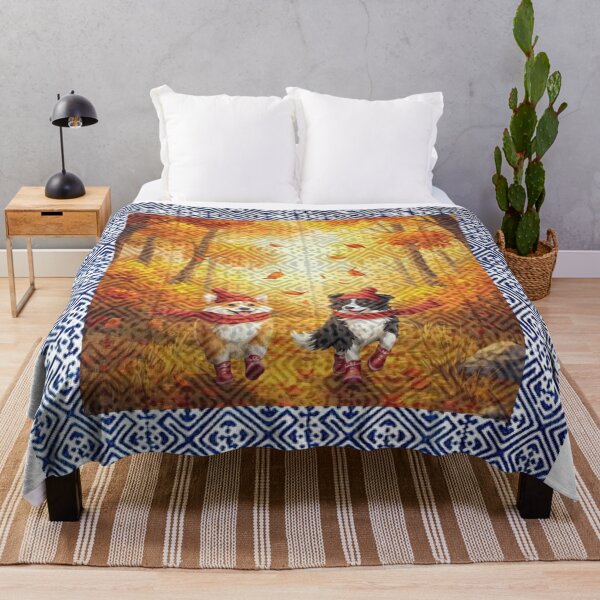 Item preview, Twilight Paws in Indigo Glow – Hmong Tribal Pattern designed and sold by PimTribe.