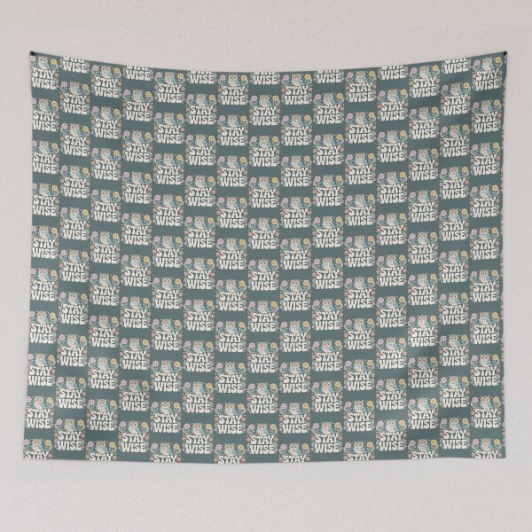 Item preview, Retro Owl Stay Wise Groovy Flower Design designed and sold by Norman Shaw.