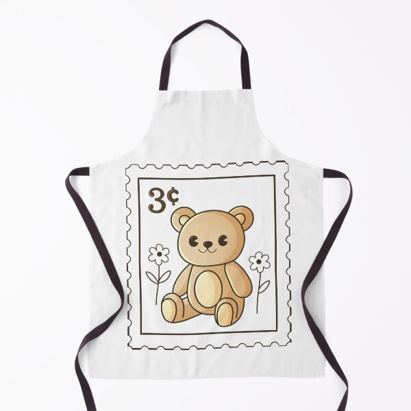 Item preview, Minimalist Teddy Bear Stamp – Cute Line Art Kawaii Illustration designed and sold by tviyluv.