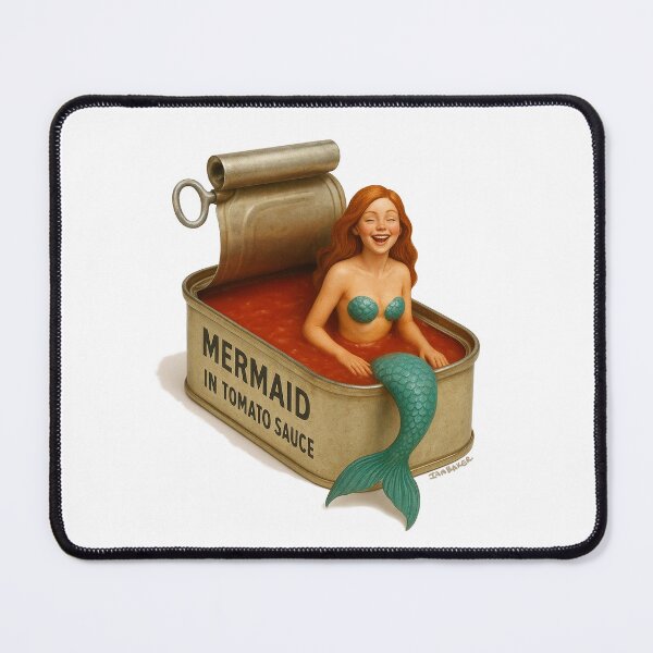 Item preview, Canned Mermaid designed and sold by IanBakerToons.