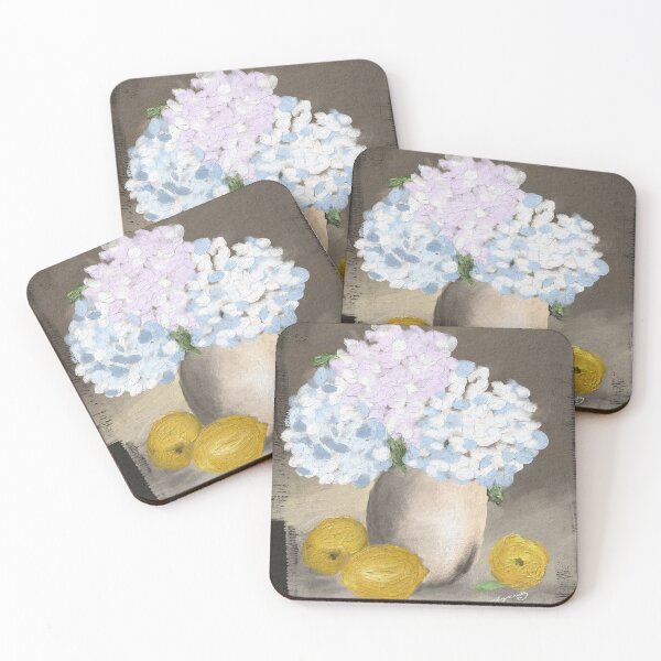 Item preview, Hydrangea and Lemons by susan lipschutz designed and sold by shaynart.