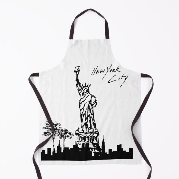 Item preview, NYC Skyline and Statue of Liberty Line Art – Minimalist New York Design T-Shirt designed and sold by MetaFable.