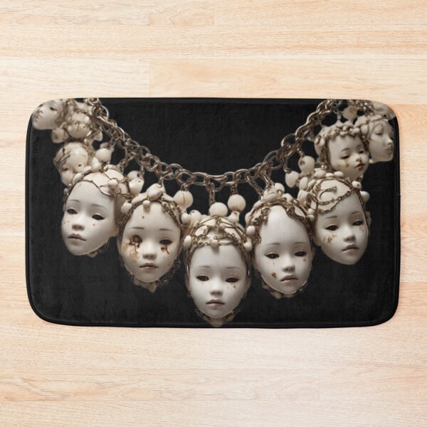 Item preview, Creepy Doll Head Necklace – Gothic Halloween Statement Jewelry designed and sold by Antik by Schulz.