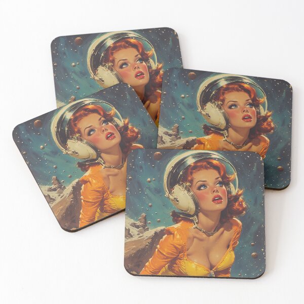 Item preview, The astronaut woman is bravely traveling in space designed and sold by she-devil-shirt.