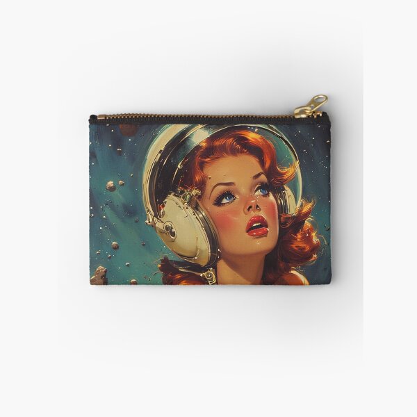 Item preview, The astronaut woman is bravely traveling in space designed and sold by she-devil-shirt.