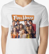 Full house case Men's V-Neck T-Shirt