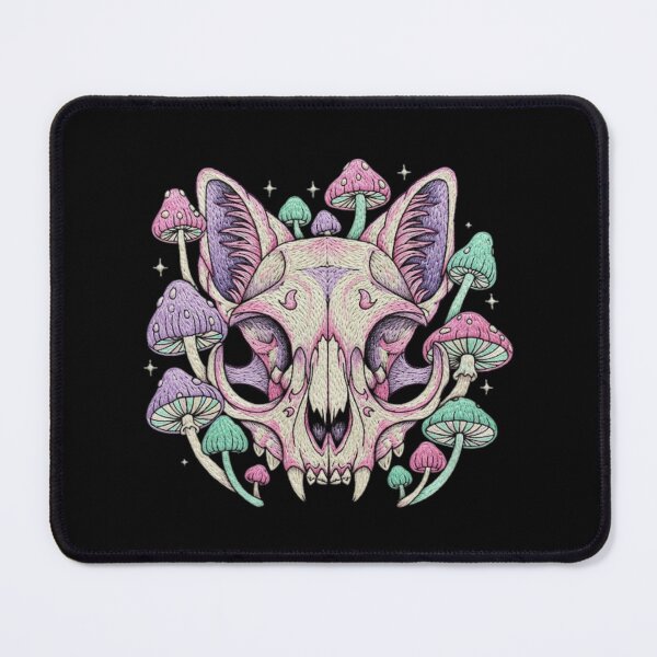 Item preview, Botanical cat skull designed and sold by BunnyFogCo.