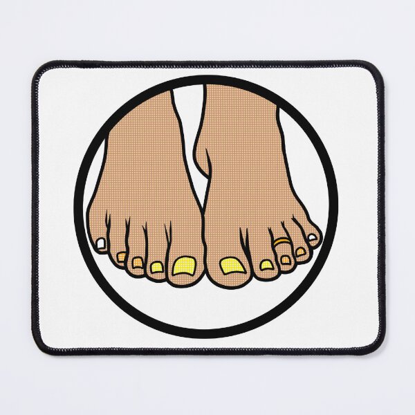 Item preview, Candy Corn Toes Badge designed and sold by SolefulStickers.