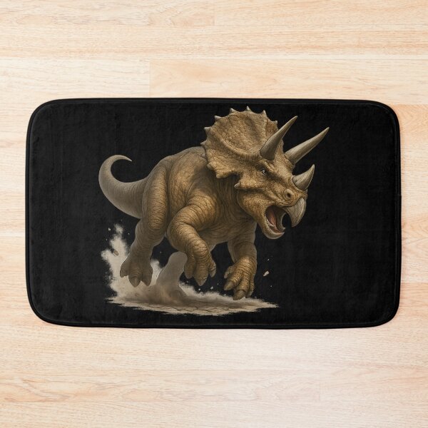 Item preview, Triceratops Charge – Horns Down, Power Up designed and sold by Jack’s Shirts Craft.
