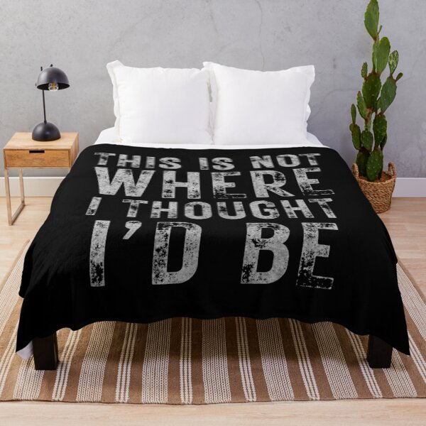 Item preview, Basketball Diaries Inspired Quote | This Is Not Where I Thought I’d Be designed and sold by pick-o-print.