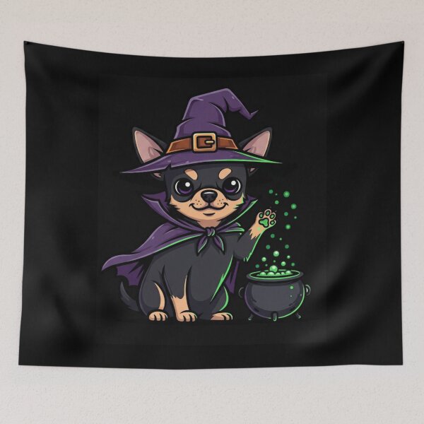 Item preview, Witchy Chihuahua  designed and sold by Megaera8.