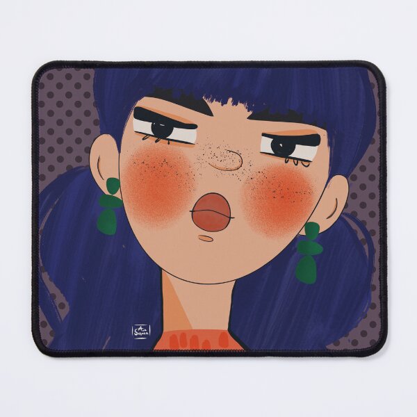 Item preview, Pattern Girl – Attitude Portrait designed and sold by anasequea.