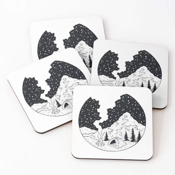 Item preview, Campsite Under a Starry Night designed and sold by bobcatmarty.
