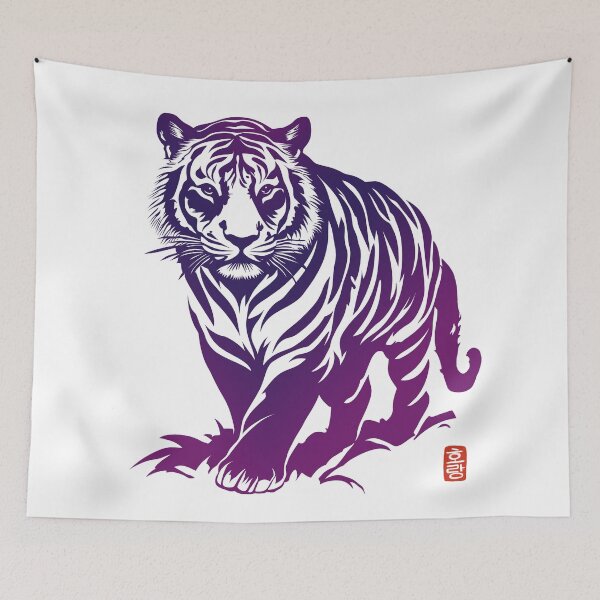 Item preview, Purple Korean Tiger  designed and sold by Anicue.