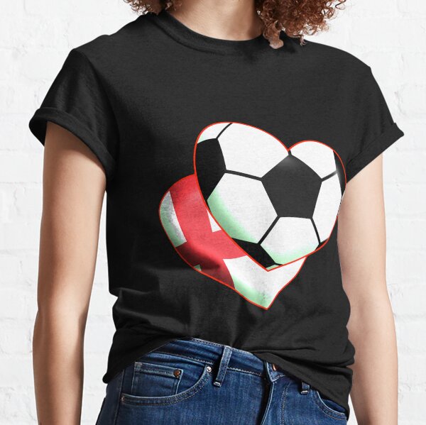 Fußballherz England Classic T-Shirt