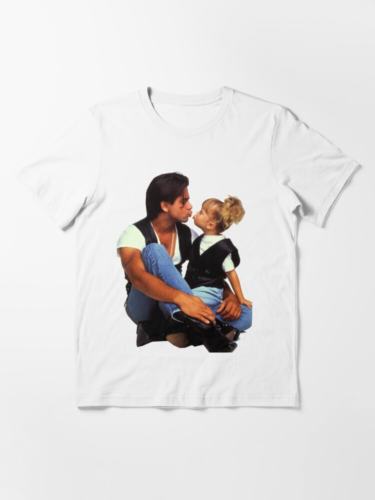 uncle jesse michelle tanner kiss full house | Essential T-Shirt