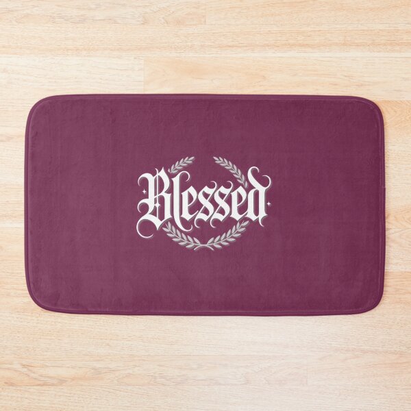 Item preview, Blessed Gothic Script Laurel Wreath Design designed and sold by Lauren Smith.