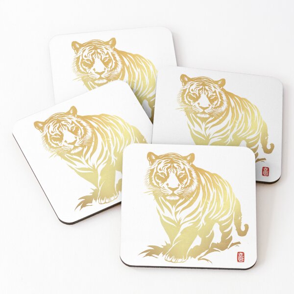Item preview, Golden Korean Tiger  designed and sold by Anicue.