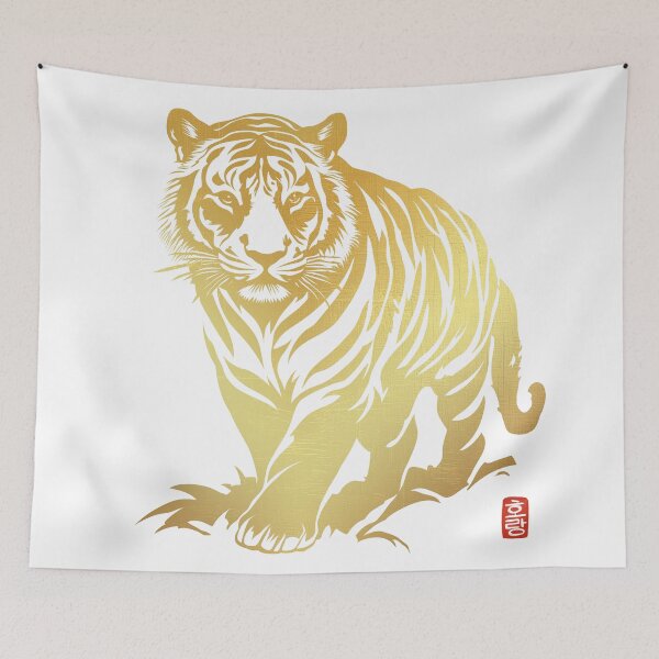 Item preview, Golden Korean Tiger  designed and sold by Anicue.