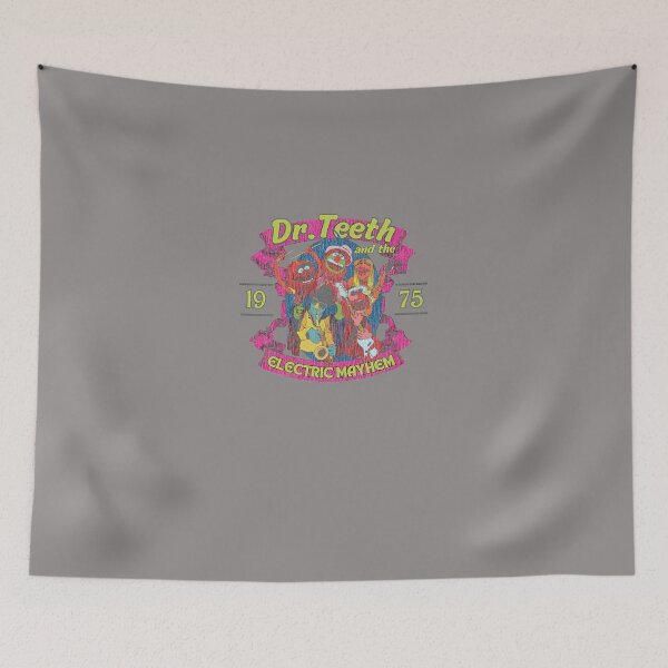Item preview, DR.-TEETH-DISTRESSED-1970-T-SHIRT designed and sold by mesecarkelleigh.