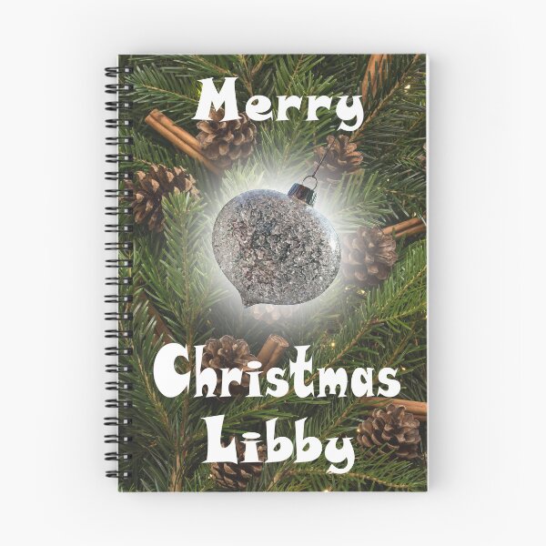 Item preview, Merry Christmas Libby - Pine & Cinnamon with Glass Bauble :) designed and sold by Myriel-Myriel.