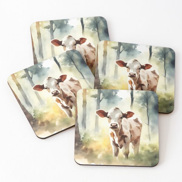 Item preview, Cute Calf in Forest designed and sold by CalmnessbyChoice.