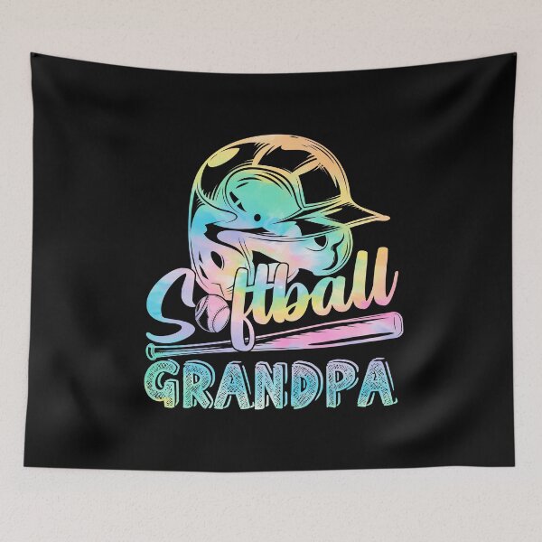 Item preview, Softball Grandpa Softball Player Game Day Mother Tie Dye designed and sold by rioferdee.