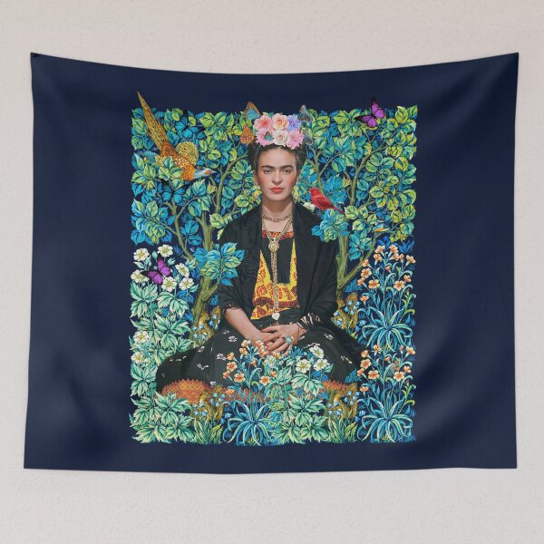 Item preview, Frida Kahlo Flowers colorful  pattern  designed and sold by TeeARTHY.