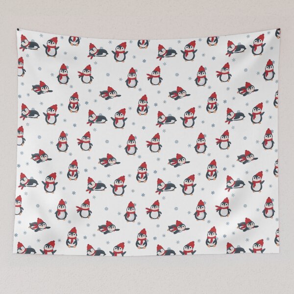 Item preview, Cute Penguins Winter Birds designed and sold by idovedesign.