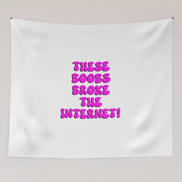 Item preview, These Boobs Broke The Internet! designed and sold by IanBakerToons.