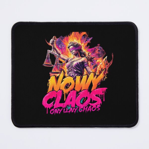 Item preview, Graffiti Lady Justice – Nowy Chaos Street Art Design designed and sold by Inkora-Art.