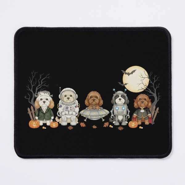 Item preview, Spooky Cavapoo Dogs Ghost Witch Mummy Halloween Costume designed and sold by DesignsByAnett.