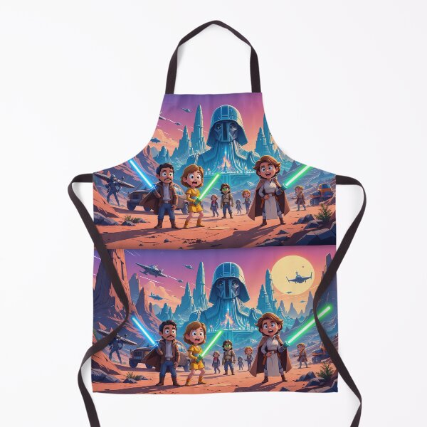 Item preview, Adorable Star Wars Characters Playful Cartoon Style designed and sold by ART ATTACK ZONE.