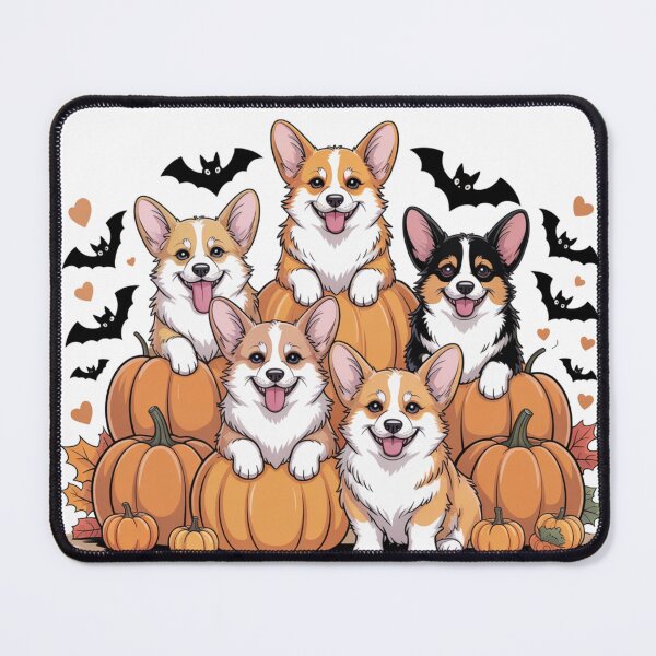 Item preview, Corgi Halloween T-Shirt designed and sold by NicolasGlowArt.