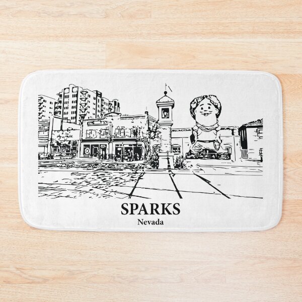 Item preview, Sparks - Nevada designed and sold by Lakeric Cityscapes.