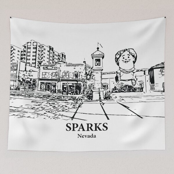 Item preview, Sparks - Nevada designed and sold by Lakeric Cityscapes.