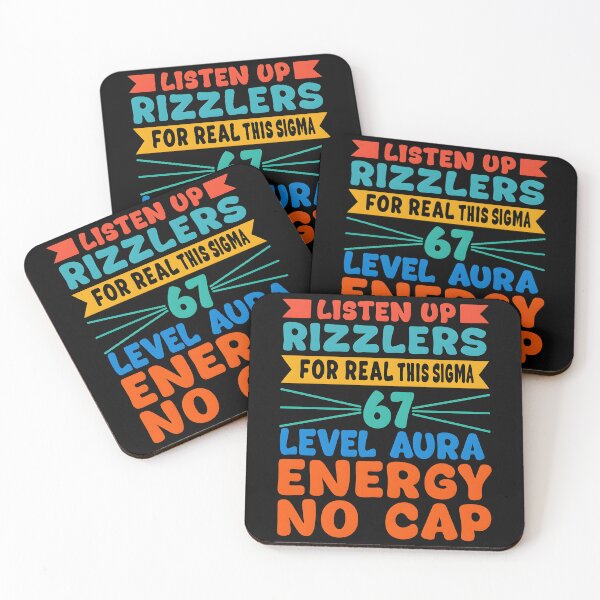 Item preview, Listen up Rizzlers This Sigma Has 67 Aura Energy Rizzler Power Quote designed and sold by AsTrooArts.