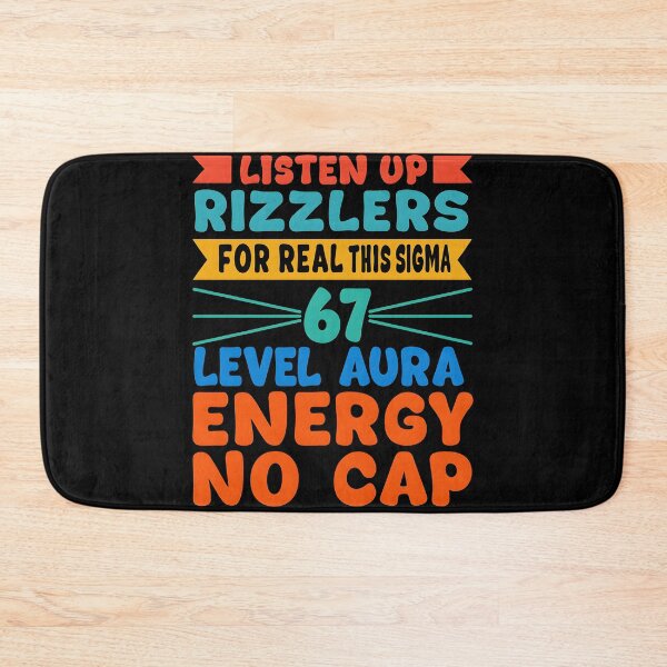 Item preview, Listen up Rizzlers This Sigma Has 67 Aura Energy Rizzler Power Quote designed and sold by AsTrooArts.