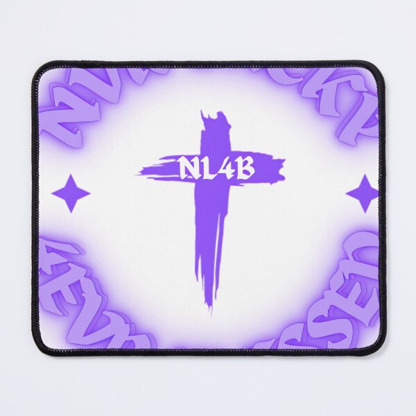 Item preview, Purple Never Lucky Forever Blessed With Cross Fashion Tee designed and sold by JoyJRamos.