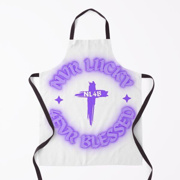 Item preview, Purple Never Lucky Forever Blessed With Cross Fashion Tee designed and sold by JoyJRamos.