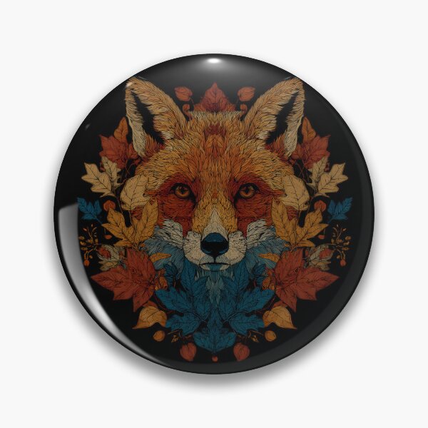Item preview, Mysterious Foxy Pattern For Autumn Fans designed and sold by MarlenArt.